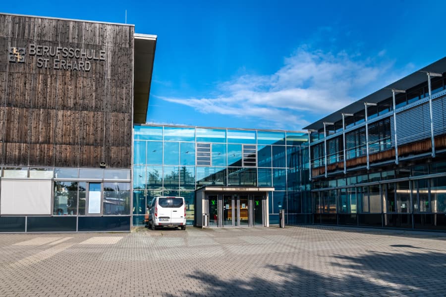 Hof der Berufsschule